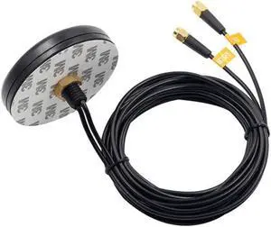GPS+BD+4G/3G/GSM outdoor and indoor full frequency positioning extennal active SMA male interface RG174 3M cable combo antenna