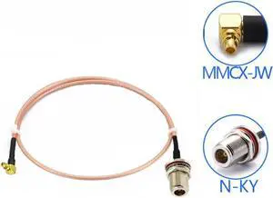10PCS 10cm RG316 Extension Cable MMCX male RA to N Female O-ring Price difference 10PCS 10cm RG316 Extension Cable MMCX male RA to N Female O-ring Price difference