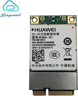 &HUAWEI ME909S-821 MINIPCIE LTE FDD+TDD DC-HSPA+ EDGE/GPRS/GSM CAT4 4G ME909S Full Network Module