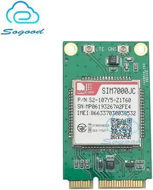 SIMCOM SIM7000JC B1/B3/B5/B8/B18/B19/B26 eMTC( CAT-M1) M-pcie Module GNSS GPS GLONASS BeiDou compatible with SIM900 and SIM800F