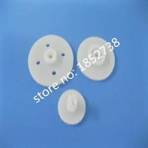 10sets/lot Scales Genuine Drive Gear Paper Feed Gear For METTLER TOLEDO 8442 3600 3610 3650 3680 3950 3880(3pcs/set)