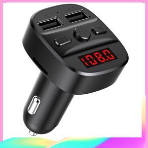 FM Transmitter Bluetooth Wireless 2 USB fast car Charger&HandsKit Mp3  player lcd  hot selling