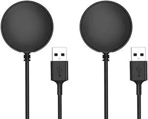 2 Pack Watch Chargers Compatible with Samsung Galaxy Watch 4/4 Classic/3/Active 2/Active Wireless Charging Dock Cable