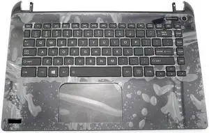 H000078760 H000068350 H000071570 Genuine Top Cover Palmrest Black w/ US Keyboard & TouchPad Assy for Toshiba Satellite L40-B