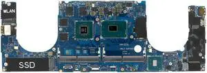 YH90J - Discrete Motherboard System Board CAM00/01 LA-E331P w/ i7-7700HQ CPU + GTX 1050 V4G GPU for Dell XPS 15 ( 9560 )