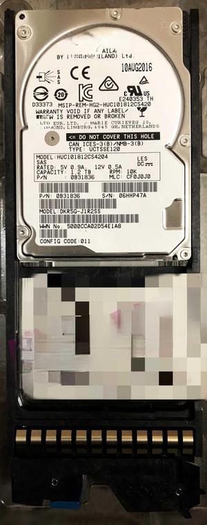 For HDS VSP 5552789-A R5E-J1R2SS 1.2T 10K SAS G200 G400 G800 Storage