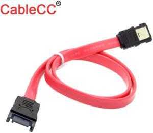 SATA to eSATA Adapter Cable Cord PS3 Hard disk SATA 7P male to ESATA 7P Female extender extension Cable 50cm