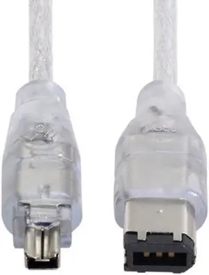 1394 6Pin to Firewire 400 IEEE 1394 4 Pin Male iLink Adapter Cord Cable for Camera Camcorder 1394 6Pin to Firewire 400 IEEE 1394 4 Pin Male iLink Adapter Cord Cable for Camera Camcorder