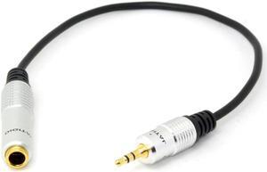 Audio Aux Headphone Cable Adapter Audio Aux 6.35mm 1/4" Female to 3.5mm 1/8" Male Stereo Headphone Plug Adapter Converter Cable