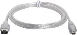 1394 6Pin to Firewire 400 IEEE 1394 4 Pin Male iLink Adapter Cord Cable 1394 6Pin to Firewire 400 IEEE 1394 4 Pin Male iLink Adapter Cord Cable