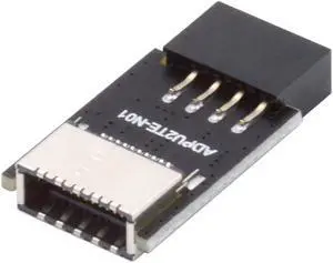 USB 2.0 9Pin 10Pin Mainboard Header Male Extension Adapter USB 3.1 Front Panel Socket Key-A Type-E