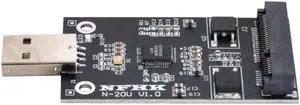 MSATA to USB 2.0 External SSD PCBA Conveter Adapter Mini PCI-E Pen Driver Card