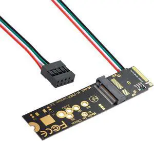 Wireless NGFF A/E-Key WiFi Card to M.2 NGFF Key-M NVME SSD Adapter for AX200 Wifi 6 Bluetooth 5.1