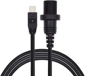 1m Waterproof Dustproof 480Mbps Mini USB2.0 5Pin Male to Female Extension Data Power Cable Car Panel Mount Design 1m Waterproof Dustproof 480Mbps Mini USB2.0 5Pin Male to Female Extension Data Power Cable Car Panel Mount Design