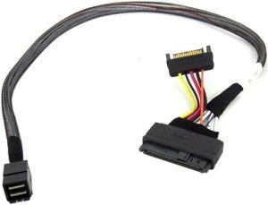 U.2 U2 SFF-8639 NVME PCIE SSD Cable for Intel SSD Mainboard 750 p3600 p3700 M.2 SFF-8643 Mini SAS HD