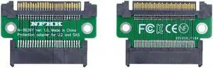 U.2 U2 SFF-8639 NVME PCIe 4.0 SSD Adapter Male to Female Extension 68pin PCI Express PCBA