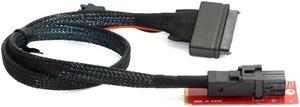 U.2 U2 Kit SFF-8639 NVME PCIe SSD Adapter & Cable for Mainboard Intel SSD 750 M.2 SFF-8643 Mini SAS HD