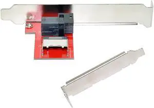 PCI-Express 4.0 Mini SAS SFF-8087 to SAS HD SFF-8643 PCBA Female Adapter With Bracket PCI-Express 4.0 Mini SAS SFF-8087 to SAS HD SFF-8643 PCBA Female Adapter With Bracket
