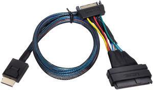 U.2 U.3 SFF-8639 NVME PCIe PCI-Express SSD to Oculink SFF-8611 Cable for Mainboard SSD ZIHAN