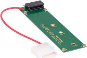 Ruler 1U GEN-Z EDSFF Short SSD E1.S to NVMe NGFF M-key 4X Host Carrier Adapter with Power