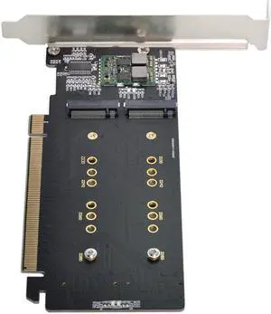 Jimier 4X NVME M.2 AHCI to PCIE Express 3.0 Gen3 X16 Raid Card VROC Raid0 Hyper Adapter