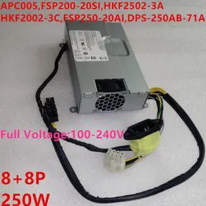 PSU For Lenovo 550 750 350 540 520 8Pin*2 250W Power Supply APC005 HKF2502-3A FSP250-20AI FSP250-30SI DPS-250AB-71 A/71 B