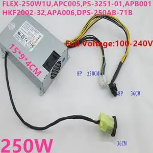 PSU For Lenovo B325I 320 520 545 340 8Pin 250W Power Supply APB001 HKF2502-3A APA006 DPS-250AB-71 B DPS-250AB-84 B