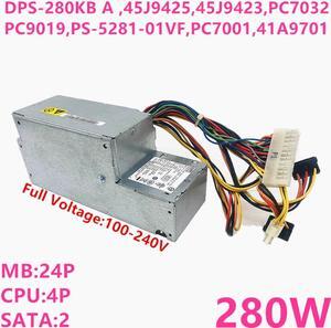 PSU For Lenovo 280W Power Supply DPS-280KB A 45J9425 45J9423 PC7032 PC9019 PS-5281-01VF PC7001 41A9702 41A9715