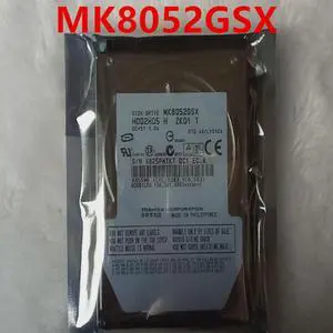 HDD For Toshiba 80GB 2.5" SATA 3 Gb/s 8MB 5400RPM 9.5MM For Internal Hard Disk For Notebook HDD For MK8052GSX