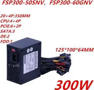 PSU For FSP SFX MATX RTX 1050Ti 1060Ti 300W Switching Power Supply FSP300-50SNV FSP300-60GNV PSU For FSP SFX MATX RTX 1050Ti 1060Ti 300W Switching Power Supply FSP300-50SNV FSP300-60GNV