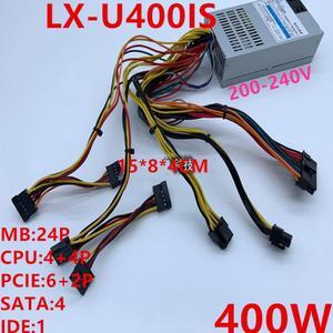 PSU For LXPOWER ITX FLEX LOLI NAS Small 1U K39 49 T34 R47 R44 M41 A35 S3 ZS-A4 G5 ABCD 400W Switching Power Supply LX-U400IS