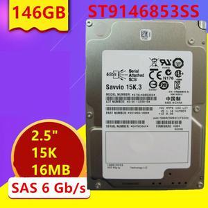 HDD For Seagate 146GB 2.5" 15K3 SAS 6 Gb/s 16MB For Internal HDD For Enterprise Class HDD For ST9146853SS
