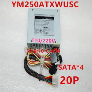 PSU For Hanker DVR NVR 20Pin+SATA*4 250W Switching Power Supply YM250ATXWUSC
