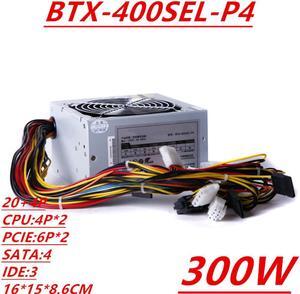 PC PSU For Great Wall AMD INTEL Silent Switching Power Supply Rated 300W Pe ak 400W Power Supply BTX-400SEL-P4