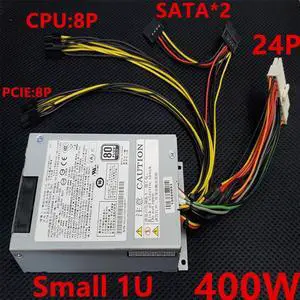 PSU For FSP 80plus Gold Flex ITX LOLI GEN8 NAS Small 1U K39 S3 M24 400W Switching Power Supply DPS-400AB