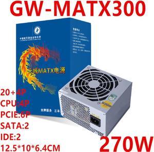 PC PSU For Great Wall AMD INTEL SFX Mini Chassis Quiet Small Power Supply 270W Power Supply Switching GW-MATX300