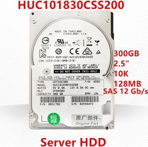 HDD For Hgst 300GB 2.5" 10K SAS 12 Gb/s 128MB 10K For Internal HDD For Enterprise Class HDD For HUC101830CSS200