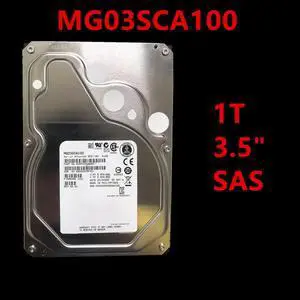 HDD For Toshiba 1TB 3.5" SAS 6 Gb/s 64MB 7200RPM For Internal Hard Disk For Enterprise Class HDD For MG03SCA100