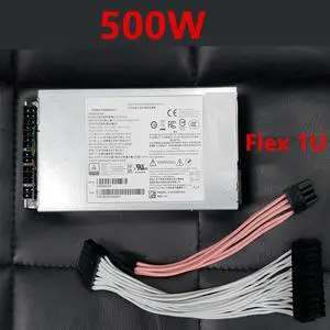 PSU For Chicony Full Modular Flex Small 1U K39 Switching 500W Power Supply