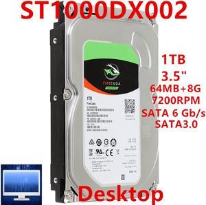 SSHD For Seagate Brand 1TB 3.5" SATA 6 Gb/s 64MB+8G 7200RPM For Internal SSHD For Desktop SSHD For ST1000DX002