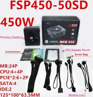 PSU For FSP Classic Version MS 450 SFX 80PLUS Bronze Module Silent Small Power Supply 450W Power Supply FSP450-50SD