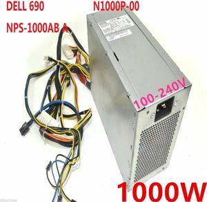 PSU For Dell Precision 490 690 XPS700 710 720 T7400 1000W Switching Power Supply N1000P-00 NPS-1000AB A ND285