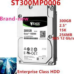 HDD For Seagate Exos 300GB 2.5" SAS 12 Gb/s 256MB 15K For Internal Hard Disk For Enterprise HDD For ST300MP0006