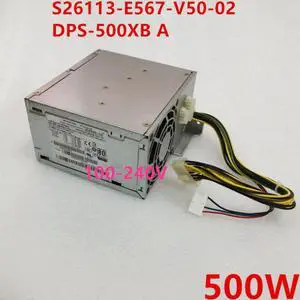 Almost PSU For Fujitsu 80plus Gold 500W Switching Power Supply S26113-E567-V50-02 DPS-500XB A