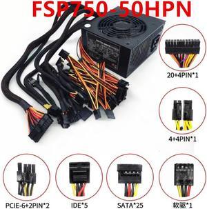 PSU For FSP Support 25 Disk Positions Multi Bit Hard Disk And Dual Graphics Card SATA*25 750W Power Supply FSP750-50HPN