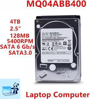 HDD For Toshiba 4TB 2.5" SATA 6 Gb/s 128MB 5400RPM For Internal Hard Disk For Laptop Hard Drive For MQ04ABB400
