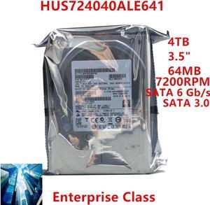 HDD For Hgst 4TB 3.5" 7K4 SATA 6 Gb/s 64MB 7200RPM For Internal HDD For Enterprise Class HDD For HUS724040ALE641