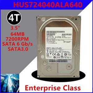 HDD For Hgst 4TB 3.5" 7K4 SATA 6 Gb/s 64MB 7200RPM For Internal HDD For Enterprise Class HDD For HUS724040ALA640