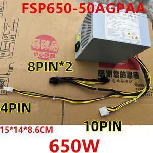 PSU For Lenovo P300 P310 P320 P340 P350 P330 10Pin 650W Power Supply FSP650-50AGPAA FSP400-40AGPAA FSP250-30AGBAA