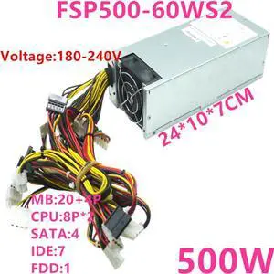 PSU For FSP 2U 500W Switching Power Supply FSP500-60WS2